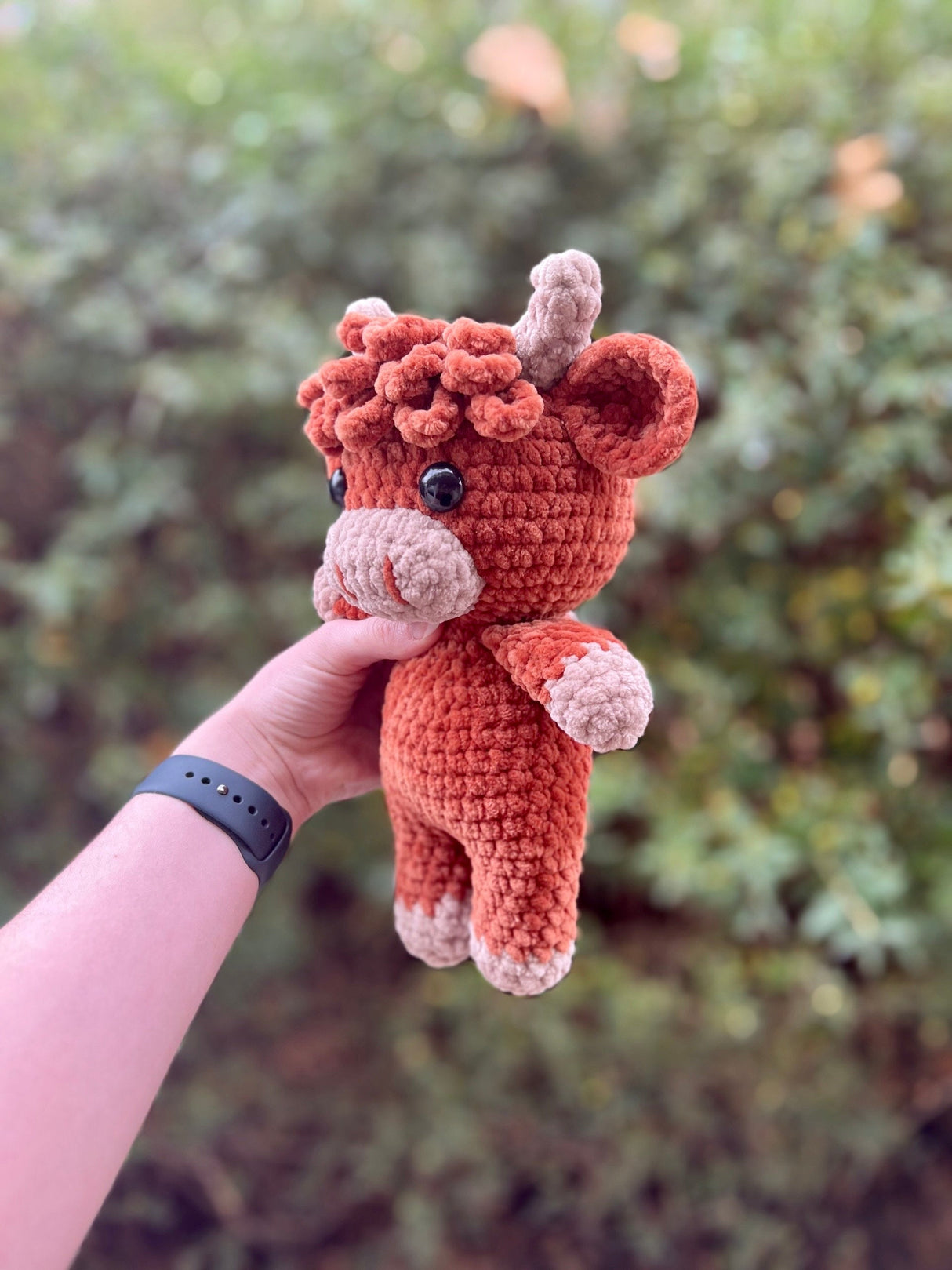 Highland Cow Amigurumi Pattern PDF | Honey the Cow Plushie