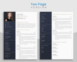 Professional CV Template | Modern Microsoft Word Resume | Digital Download