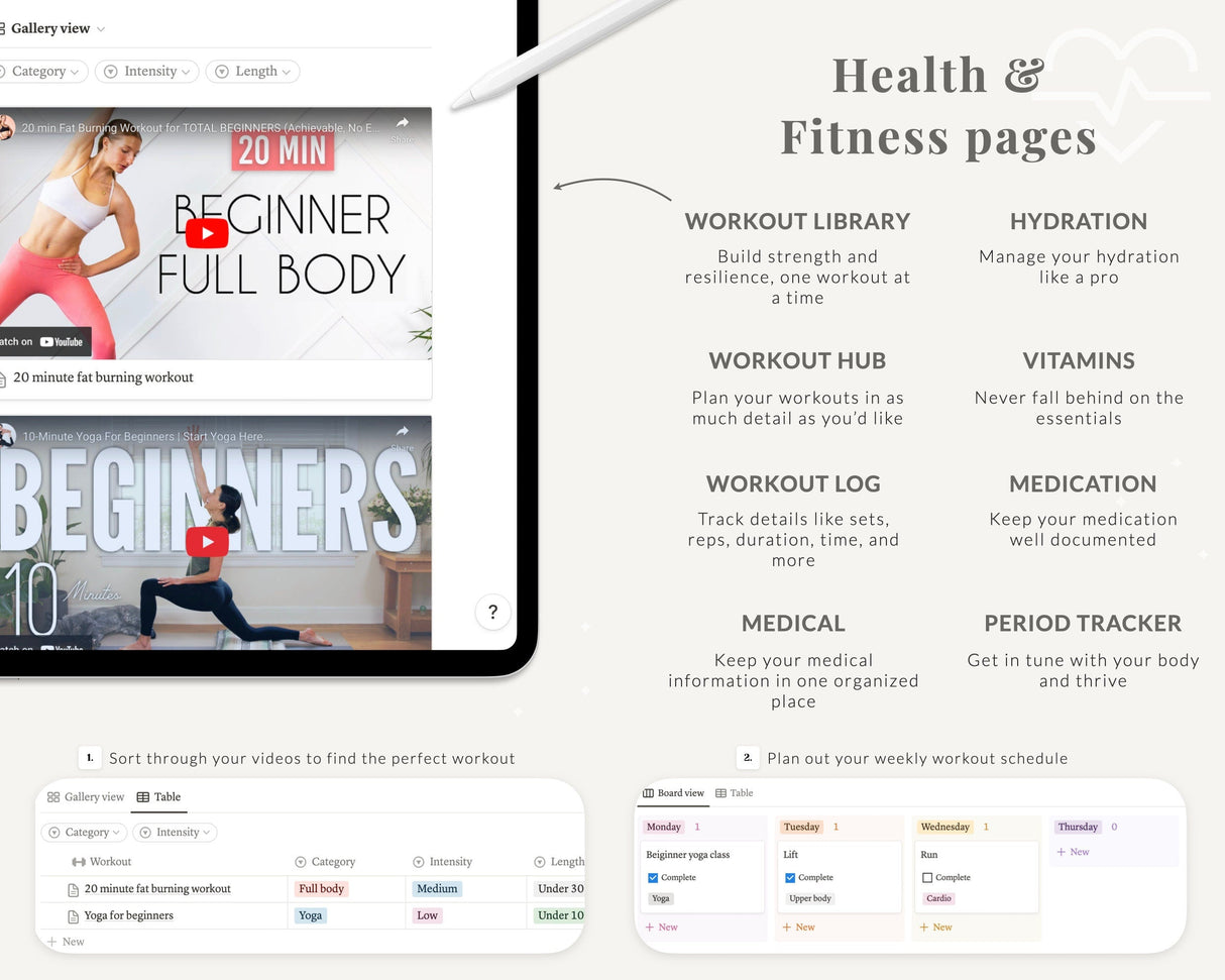 Ultimate Notion Life Planner | #1 Rated Aesthetic Dashboard