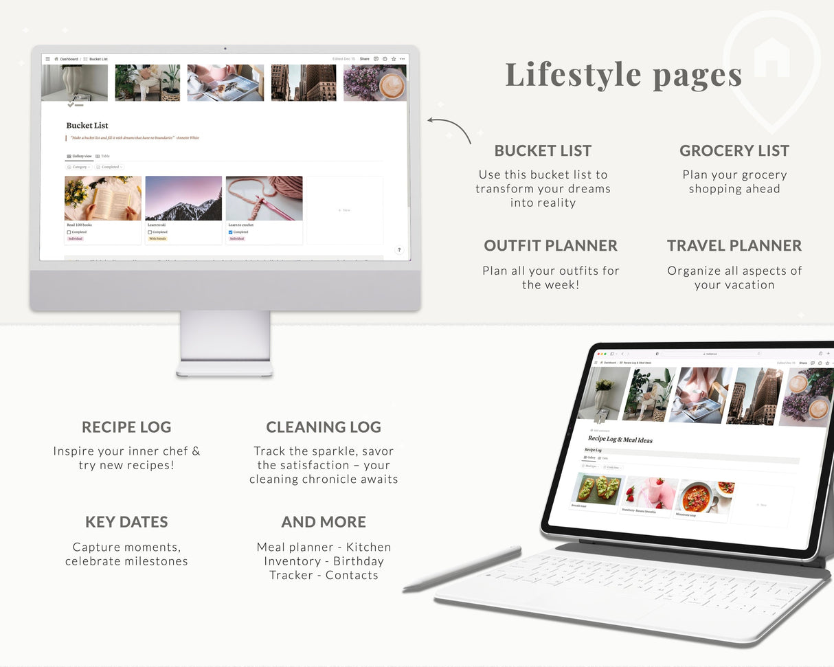 Ultimate Notion Life Planner | #1 Rated Aesthetic Dashboard