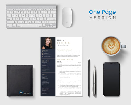 Professional CV Template | Modern Microsoft Word Resume | Digital Download