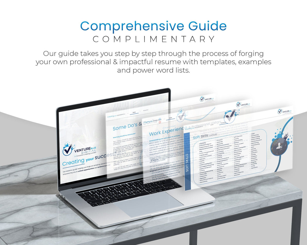 Professional CV Template | Modern Microsoft Word Resume | Digital Download