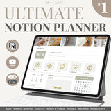 Ultimate Notion Life Planner | #1 Rated Aesthetic Dashboard