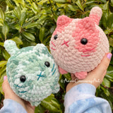 Loaf Cat Crochet Pattern PDF | 2-in-1 Low Sew Plushie Guide