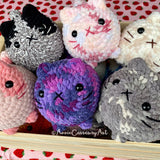 Loaf Cat Crochet Pattern PDF | 2-in-1 Low Sew Plushie Guide