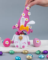 Digital PDF Easter Bunny Gnome & Egg Crochet Pattern