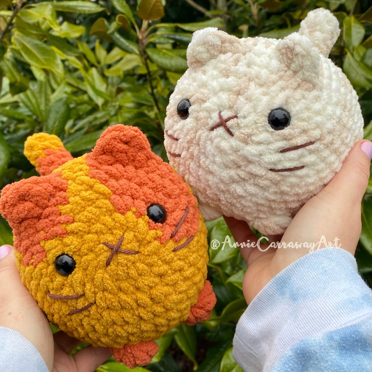 Loaf Cat Crochet Pattern PDF | 2-in-1 Low Sew Plushie Guide