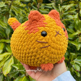 Loaf Cat Crochet Pattern PDF | 2-in-1 Low Sew Plushie Guide