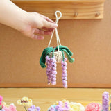 Car Hanging Plant Crochet Pattern | Rearview Mirror Succulent