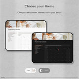 Dark Mode Notion Life Planner | All-In-One Aesthetic Dashboard