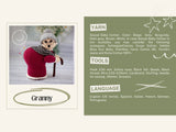 Grandma Pin Cushion Crochet Pattern PDF | Amigurumi Doll