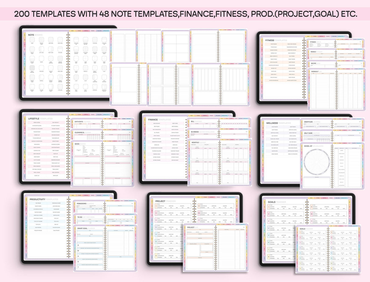 All-in-One Digital Planner 2026 | Multi-Year Goodnotes PDF