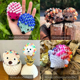 Digital PDF Beaded Fidget Hedgehog Pattern | No-Sew Sensory