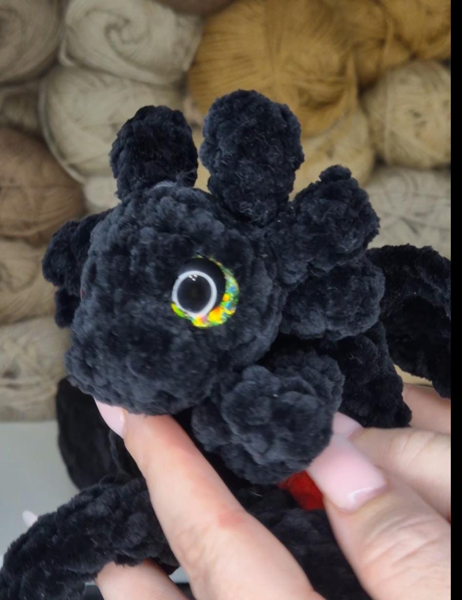 Diddy Dex Dragon Crochet Pattern PDF | Pocket Sized Snuggler