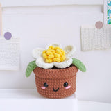 Digital PDF Blossom Harmony Crochet Flower Pot Patterns