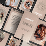 750 Wellness Coach Instagram Templates | Spiritual Reels & MRR