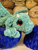 Diddy Dex Dragon Crochet Pattern PDF | Pocket Sized Snuggler