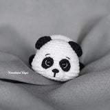 Baby Panda Crochet Pattern PDF | Mini Amigurumi Tutorial