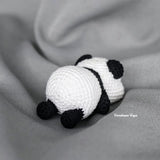 Baby Panda Crochet Pattern PDF | Mini Amigurumi Tutorial