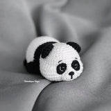 Baby Panda Crochet Pattern PDF | Mini Amigurumi Tutorial