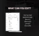 4-in-1 Hair Bundles Flyer Canva Template | Price List & Restock | TemplifyHub