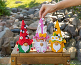 Digital PDF 3-in-1 Flower Gnome & Bee Crochet Pattern Bundle