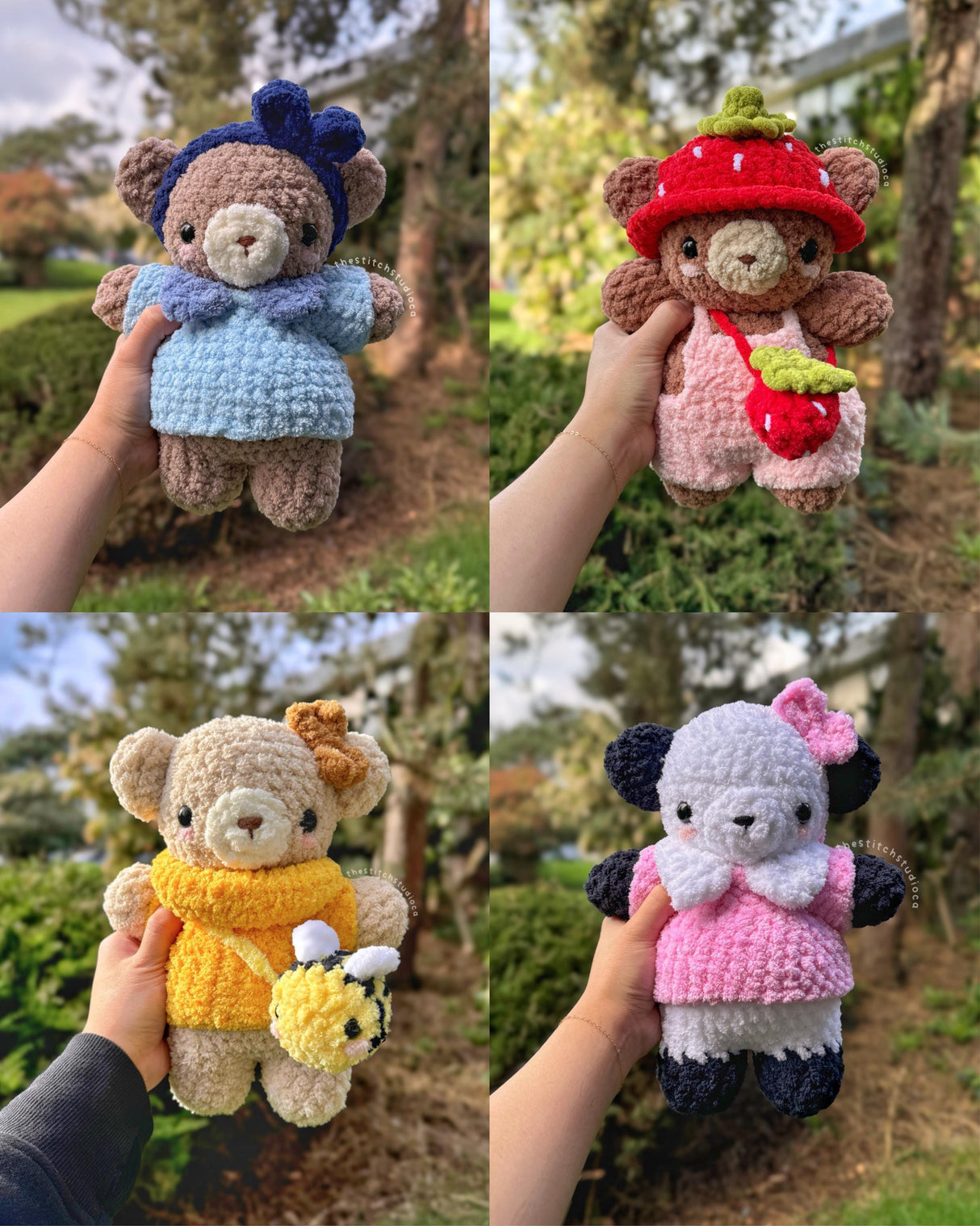 Digital PDF 15-in-1 Baby Plushies & Clothing Crochet Bundle