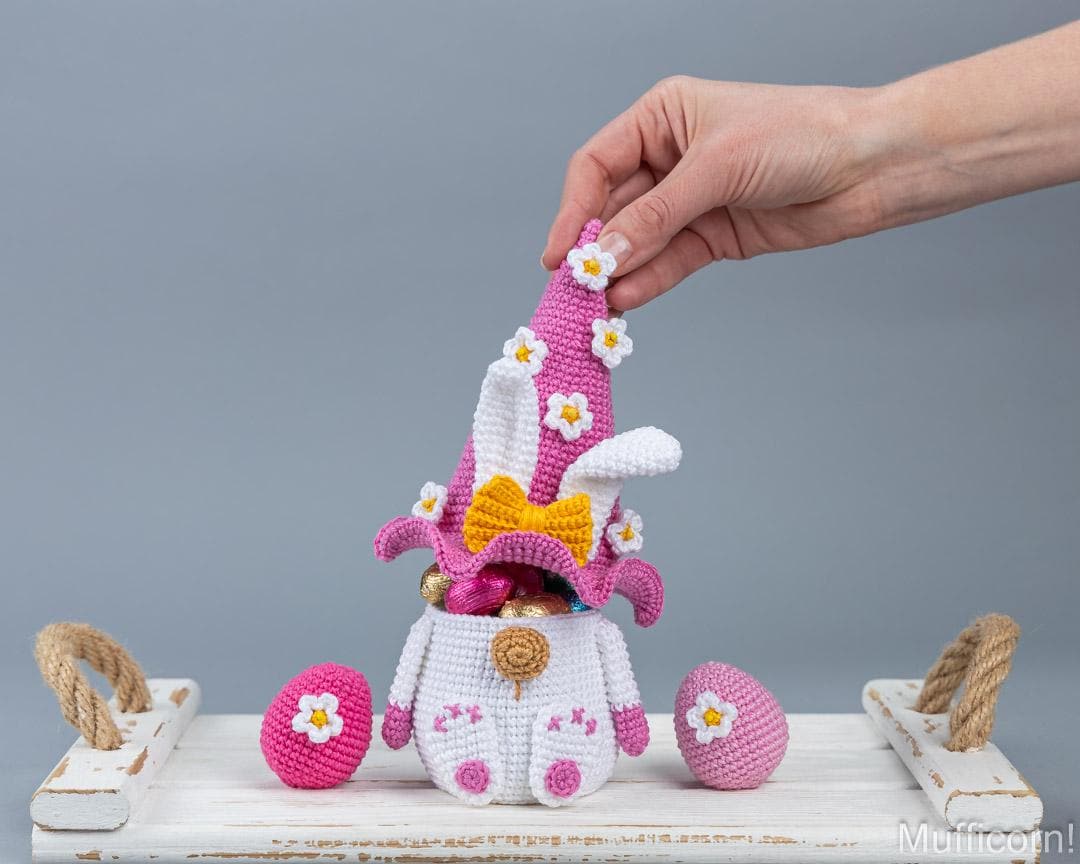 Digital PDF 3-in-1 Flower Gnome & Bee Crochet Pattern Bundle