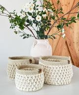 Homebody Baskets Crochet Pattern | 4 Sizes & Video Tutorial