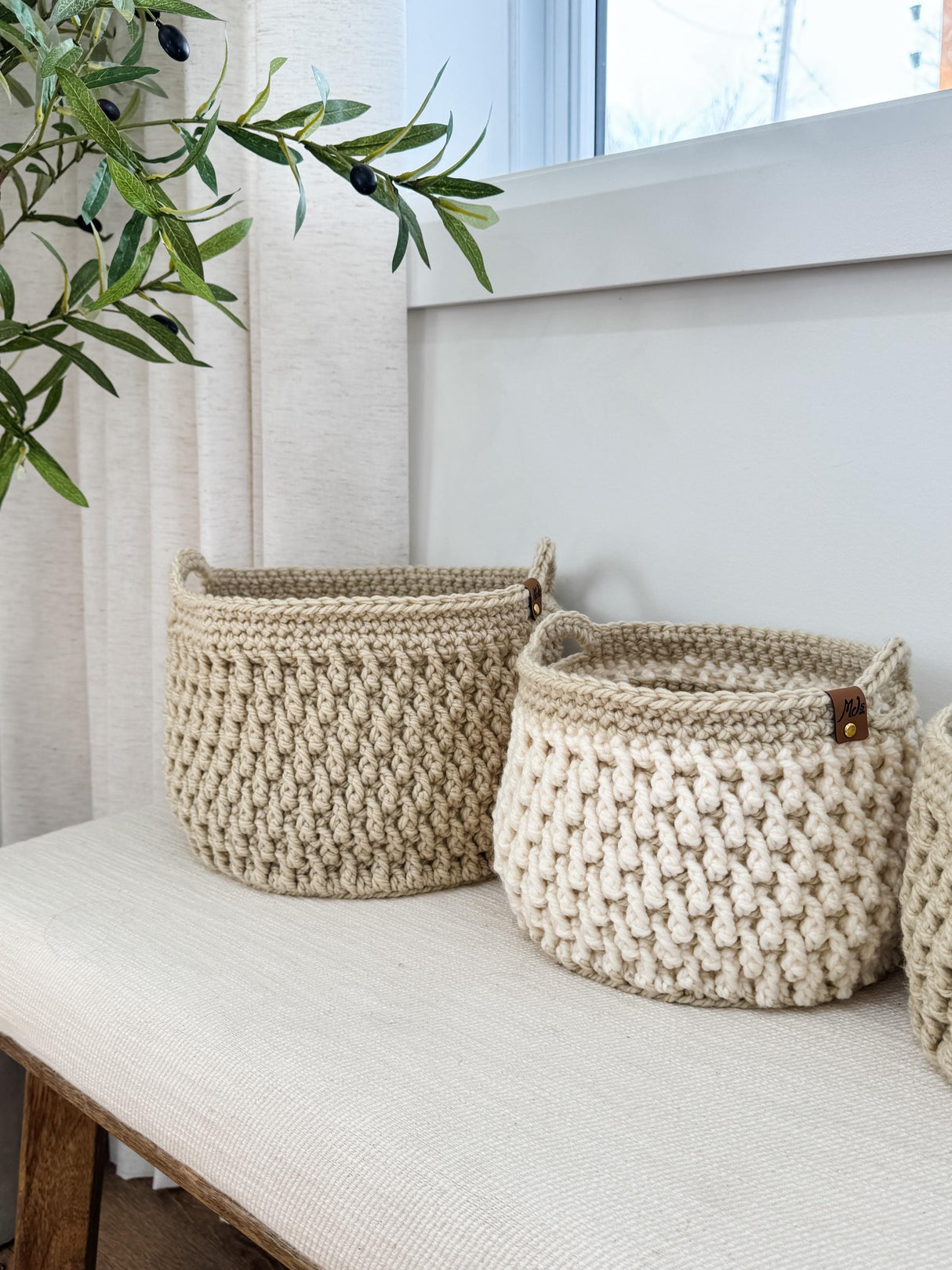 Homebody Baskets Crochet Pattern | 4 Sizes & Video Tutorial