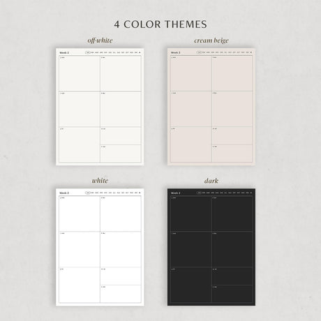 2026 Weekly Monthly Digital Planner | Minimalist Goodnotes PDF