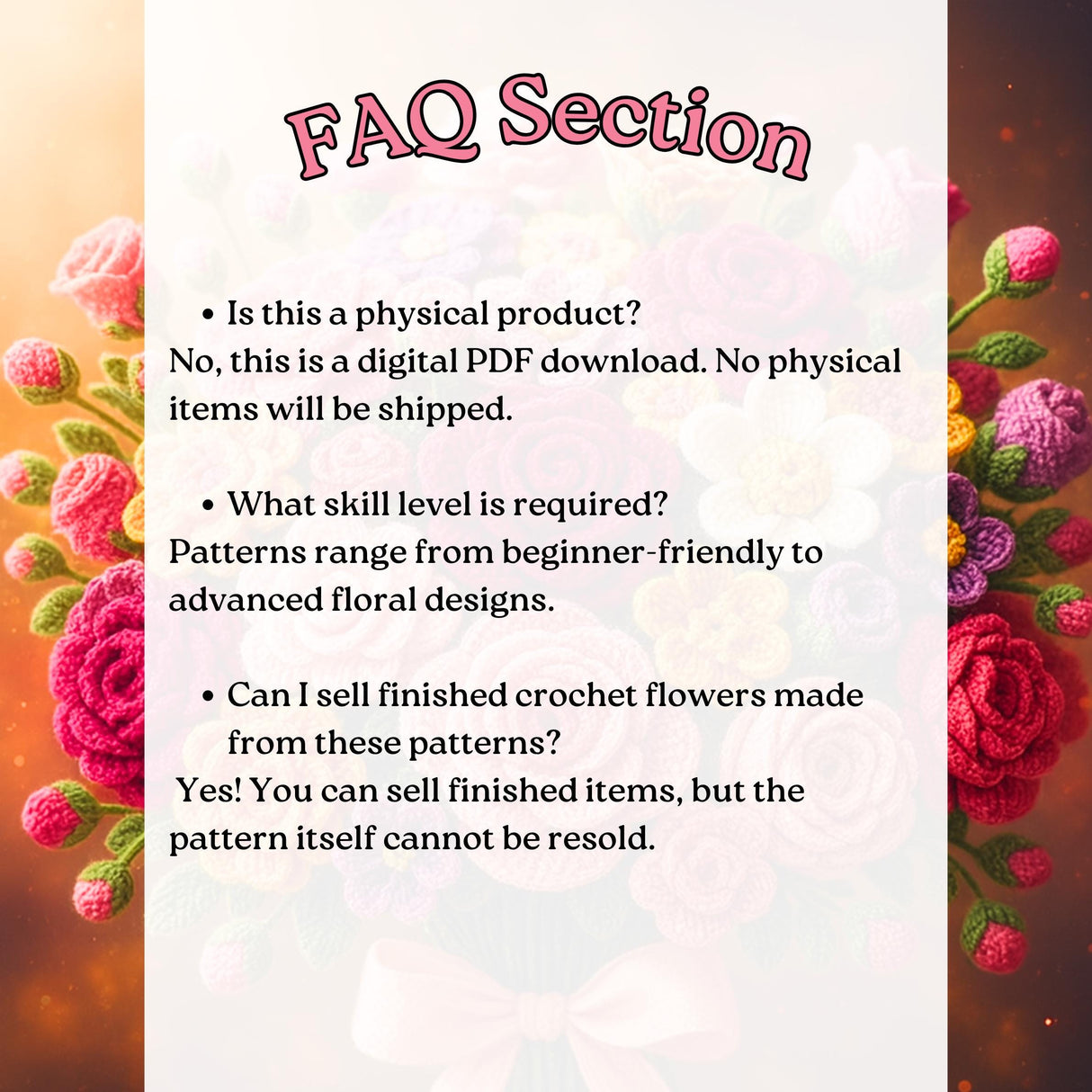 1500+ Flower Crochet Pattern Bundle | Whole Shop Amigurumi & Video
