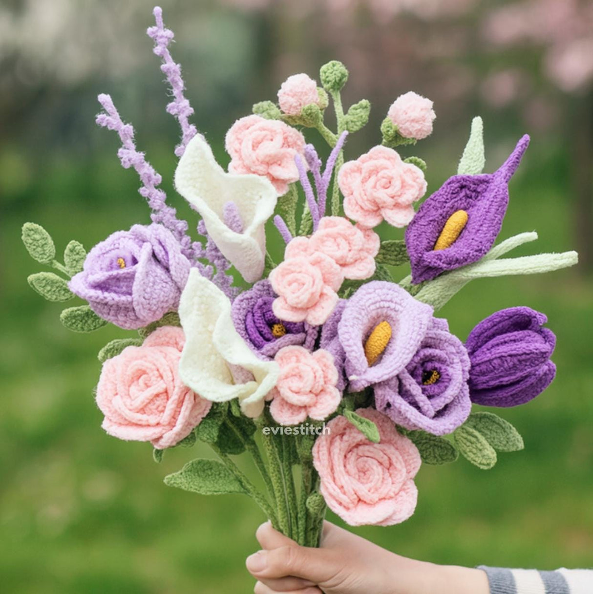 150+ Wedding Flower Crochet Patterns | Bridal Bouquet PDF