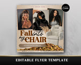 Canva Booking Flyer Template | Hair, Lash, Nail, MUA Services | TemplifyHub