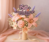 150+ Wedding Flower Crochet Patterns | Bridal Bouquet PDF
