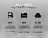 Canva Booking Flyer Template | Hair, Lash, Nail, MUA Services | TemplifyHub