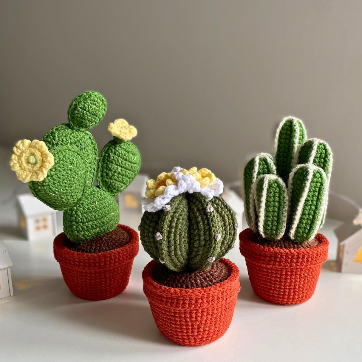 12-in-1 Crochet Succulent Pattern Bundle | 3D Pot Plant PDF