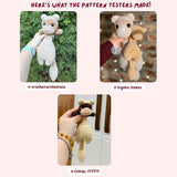 Digital PDF Big Floppy Ferret Crochet Pattern | Weighted Option