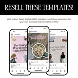 400+ Faceless Instagram Carousels | Aesthetic Canva MRR PLR