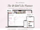 It Girl Notion Planner Template | 70+ Page Aesthetic Dashboard