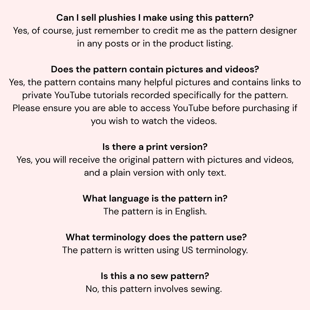 Digital PDF Big Floppy Ferret Crochet Pattern | Weighted Option