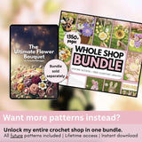 150+ Wedding Flower Crochet Patterns | Bridal Bouquet PDF