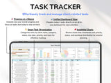 Small Business Spreadsheet Service Business Bookkeeping Client Tracker CRM Payroll Tracker Invoice Tracker Order Tracker Google Sheet Excel