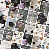 400+ Faceless Instagram Carousels | Aesthetic Canva MRR PLR