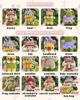 Digital PDF 15-in-1 Baby Plushies & Clothing Crochet Bundle