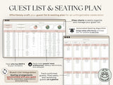 Wedding Planner Spreadsheet | Budget Tracker & Checklist | Google SheetsExcel