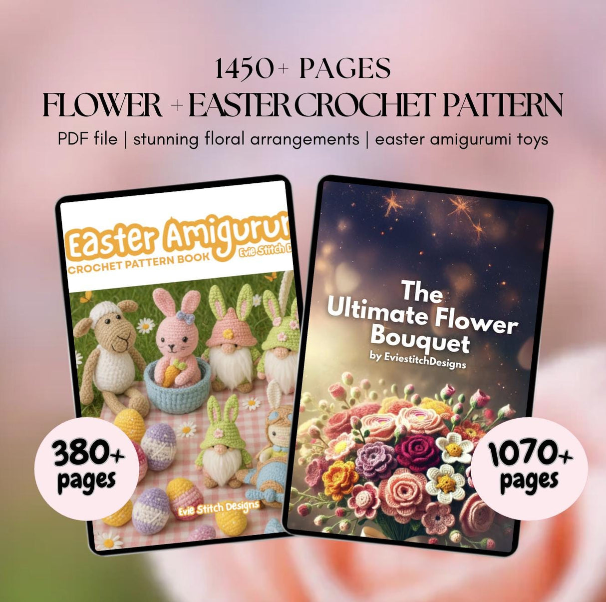 1500+ Flower Crochet Pattern Bundle | Whole Shop Amigurumi & Video