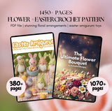 1500+ Flower Crochet Pattern Bundle | Whole Shop Amigurumi & Video