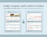 Wedding Planner Spreadsheet | Ultimate Budget & Guest List | Google SheetsExcel