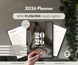 2026 Life Planner MRR PLR | Done-For-You Canva Template